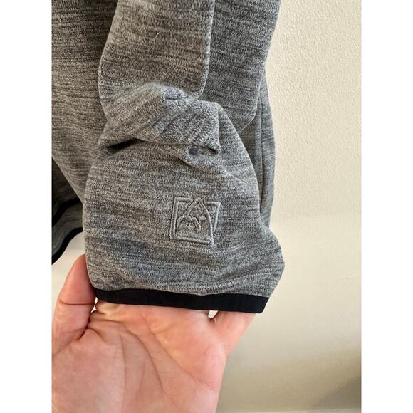 Avalanche Men's 1/4 Zip Fleece Pullover Sweatshirt Gray Large Gorpcore Layering - Picture 5 of 8